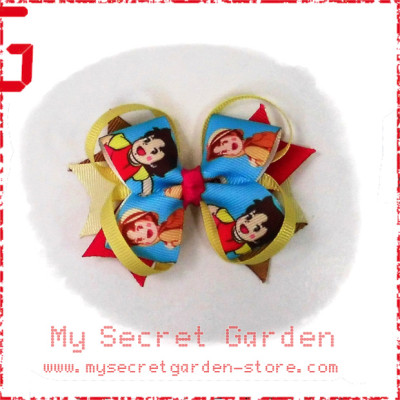 Heidi Girl Of The Alps アルプスの少女ハイジ / Sofia The First  Grosgrain Ribbon Girls Hair Bows Style A or B  ( Hair Clip or Hair Band )
